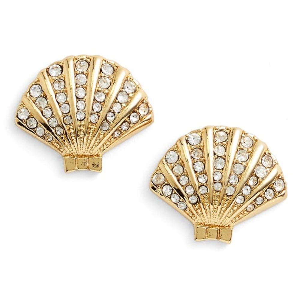 Kate spade clam shell earrings